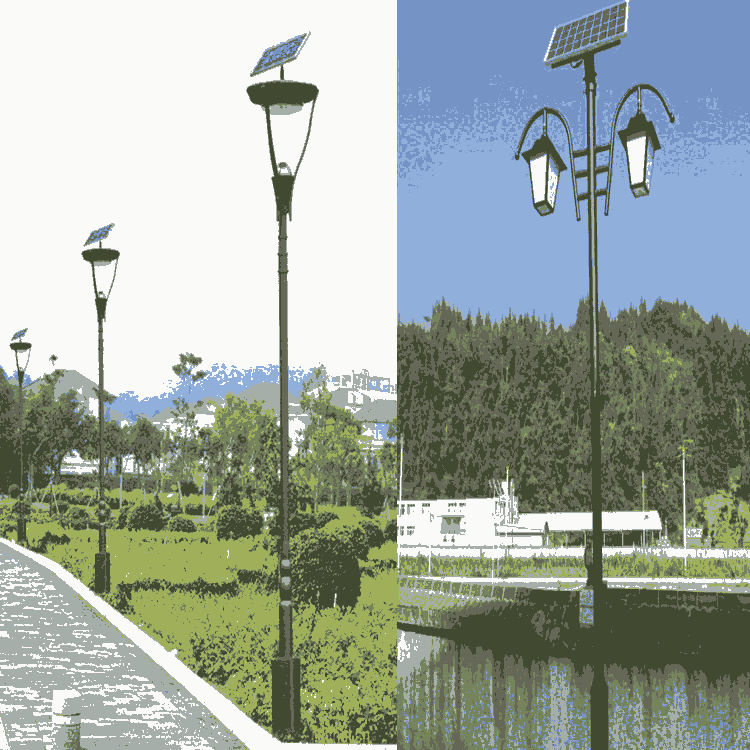 河北邯鄲 太陽能LED燈 景觀燈 高桿燈 廠家直銷 支持來圖定制