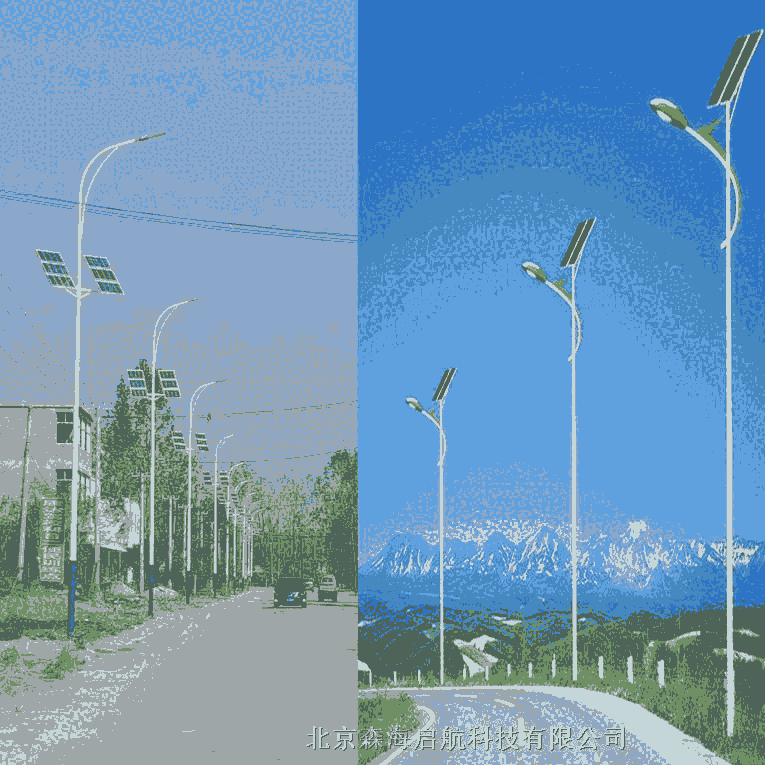 廣場小區路燈 太陽能路燈安裝施工工程